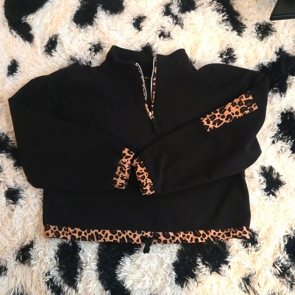 Leopard Print / cheetah print crop jacket